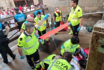 San Fermín 2022: 4 atenciones de DYA en el primer Encierro y 135 en día del Chupinazo