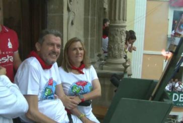 Juan Carlos Unzué lanza el Chupinazo de las fiestas de San Fermín 2022