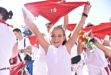 Día Infantil de San Fermín 2022 con ofrenda al santo y recepción