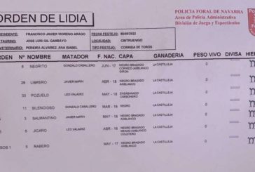 Lidia para hoy en Cintruénigo, Navarra