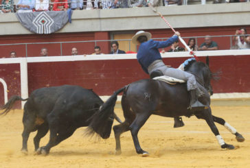 Pablo Hermoso de Mendoza, dos orejas a su primero en Logroño