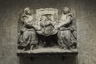 Condestable alberga un conjunto escultórico del siglo XVI del escudo de Pamplona