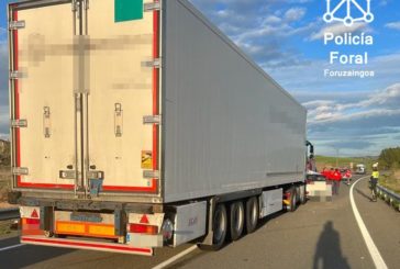 Un fallecido por colisión en la carretera de Los Arcos (Navarra)