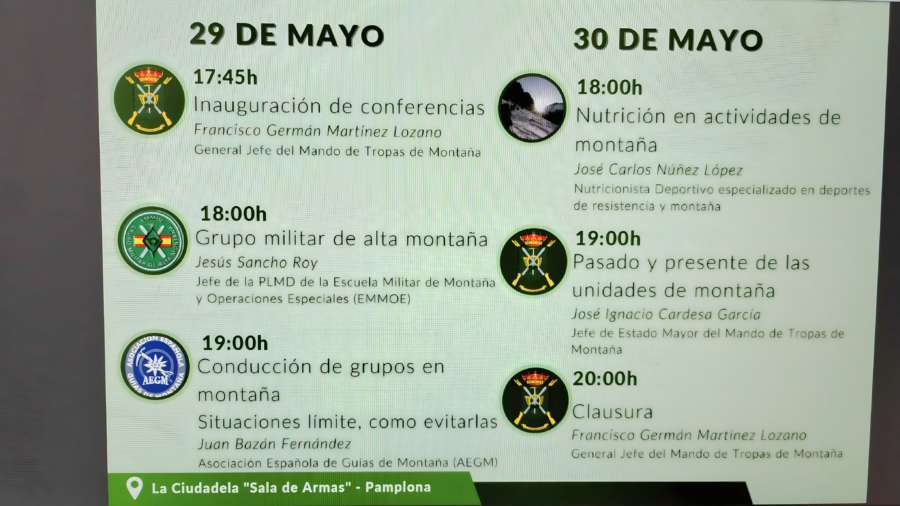 Interesante ciclo en la Ciudadela de Pamplona