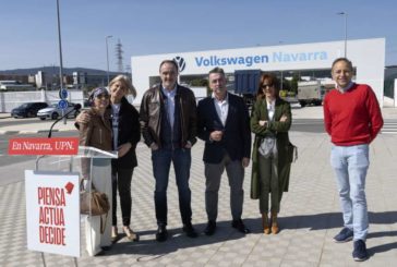 28M.- Esparza se compromete a que la fábrica de baterías esté en Volkswagen Navarra