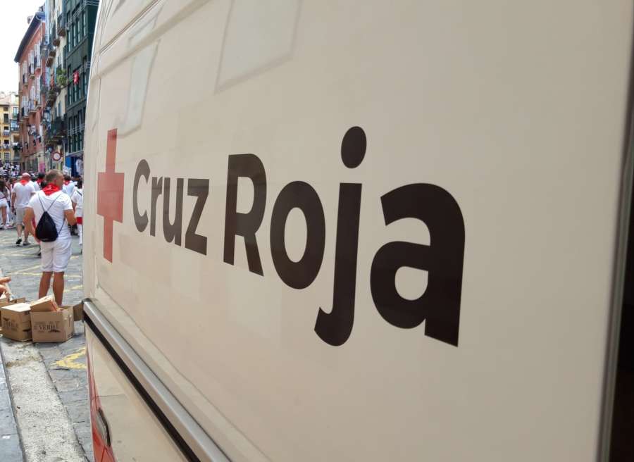 Cruz Roja atiende a 16 personas en el comienzo de San Fermín