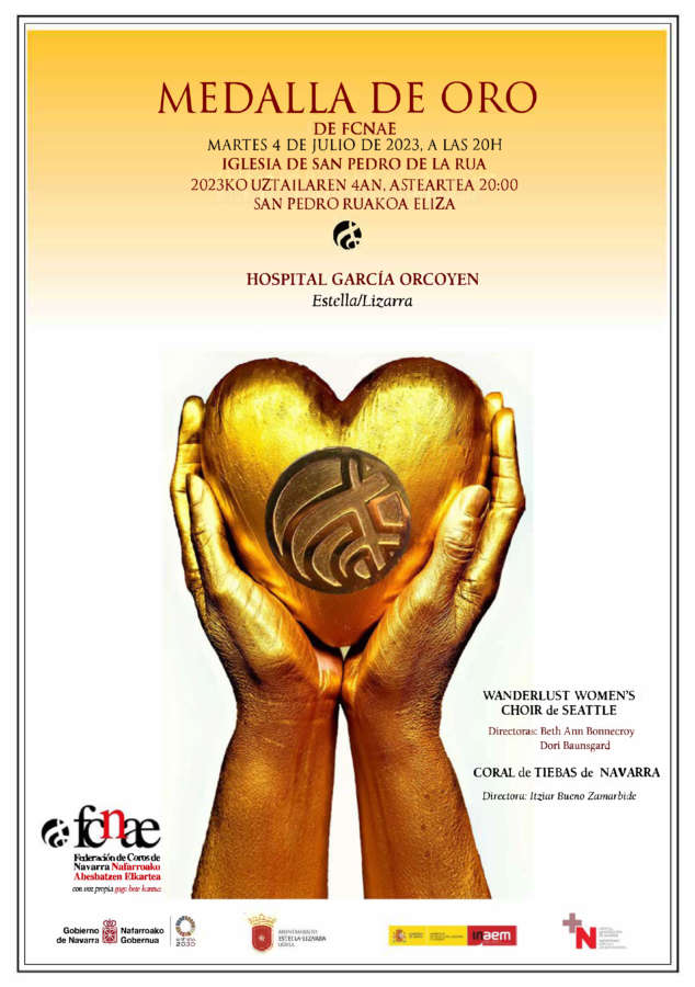 Hospital Garcia Orcoyen de Estella recibirá la Medalla de Oro FCNAE