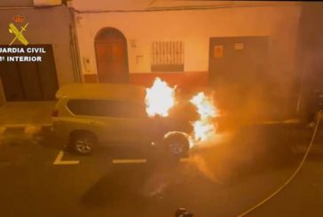 Detenidos por quemar el vehículo particular de un guardia civil en Melilla