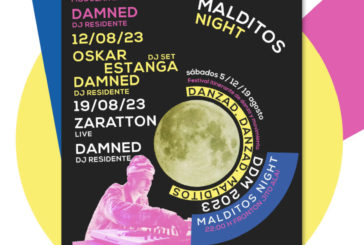 'Malditos Night' en la zona de las Murallas de Pamplona