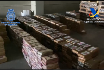 Aprehendido el mayor alijo de cocaína intervenido en España