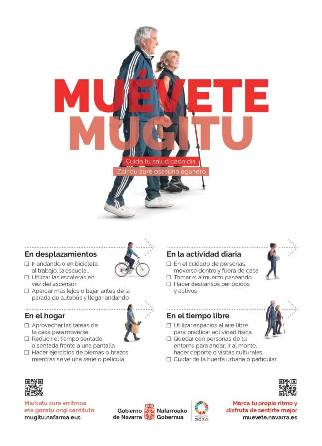 «Muévete», campaña de Salud para promover la actividad física