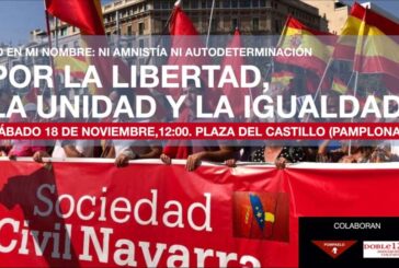 No amnistía: Pompaelo se suma a la movilización de la sociedad civil el 18 de Noviembre en España