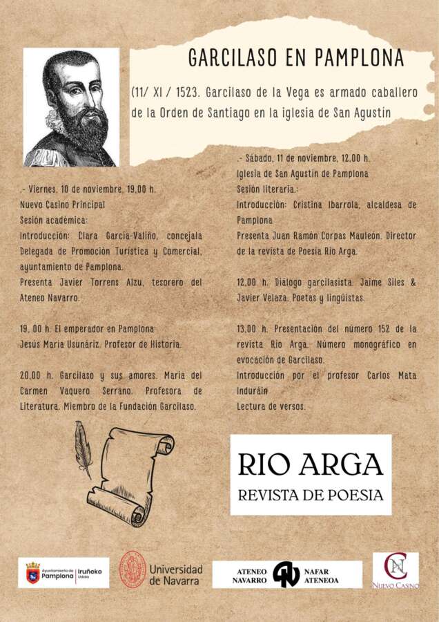 Garcilaso en Pamplona