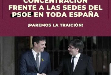 Continuan las movilizaciones contra la amnistía de Sánchez, también en Navarra