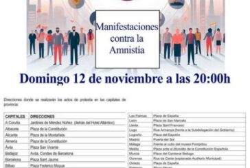 Amnistía: UPN y PPN animan a participar en la manifestación del domingo a las 12:00