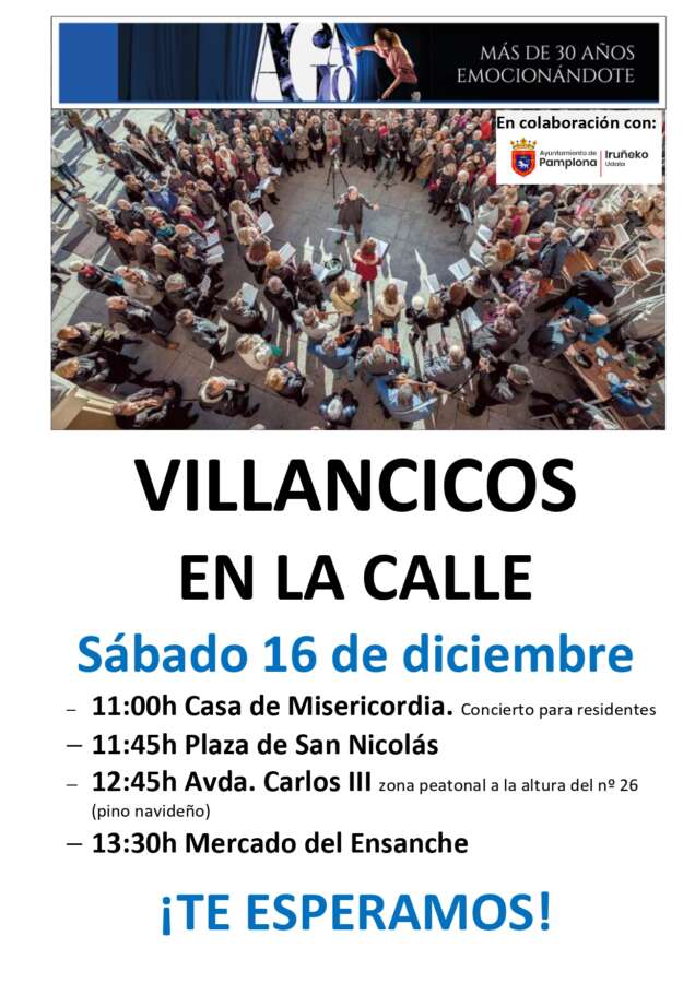 AGAO en Pamplona por Navidad