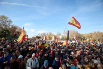 Multitudinaria manifestación del PP en Madrid contra la amnistía de Sánchez
