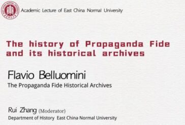 El Archivo Histórico de Propaganda Fide presentado por primera vez en China