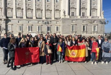 Amnistía: Una delegación de navarros clama a favor de “Una España Fuerte”