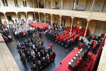 Acto institucional en el Día de la Policía Foral de Navarra