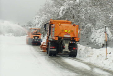 Movilizados en Navarra 57 quitanieves ante la previsión de nevadas a partir de 700 metros