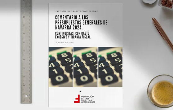 Institución Futuro denuncia el aumento de ingresos fiscales del Gobierno de Navarra en los Presupuestos 2024