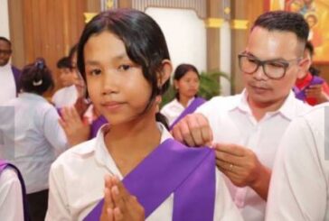 185 bautismos de jóvenes en la Vigilia Pascual en Camboya