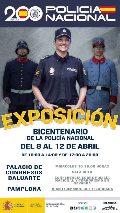 Exposición en Pamplona sobre la policía y su historia