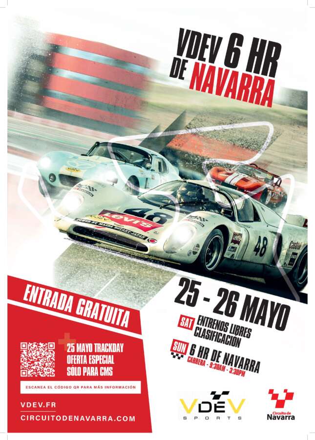 El Circuito de Navarra acoge la acción de las V de V este fin de semana