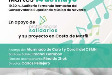 Concierto del Conservatorio de Música de Navarra en apoyo de Profesionales Solidarios