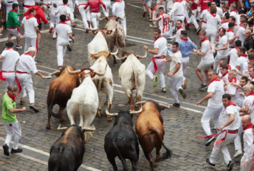 Rápido y limpio segundo Encierro de San Fermín 2024