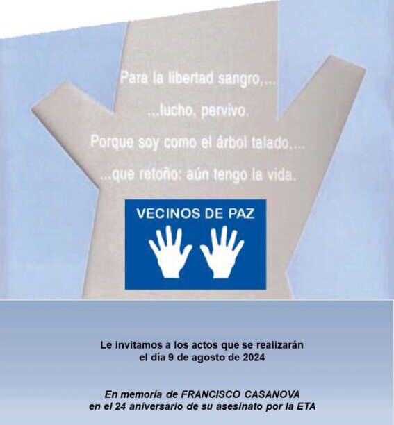 Homenaje a Francisco Casanova asesinado por ETA