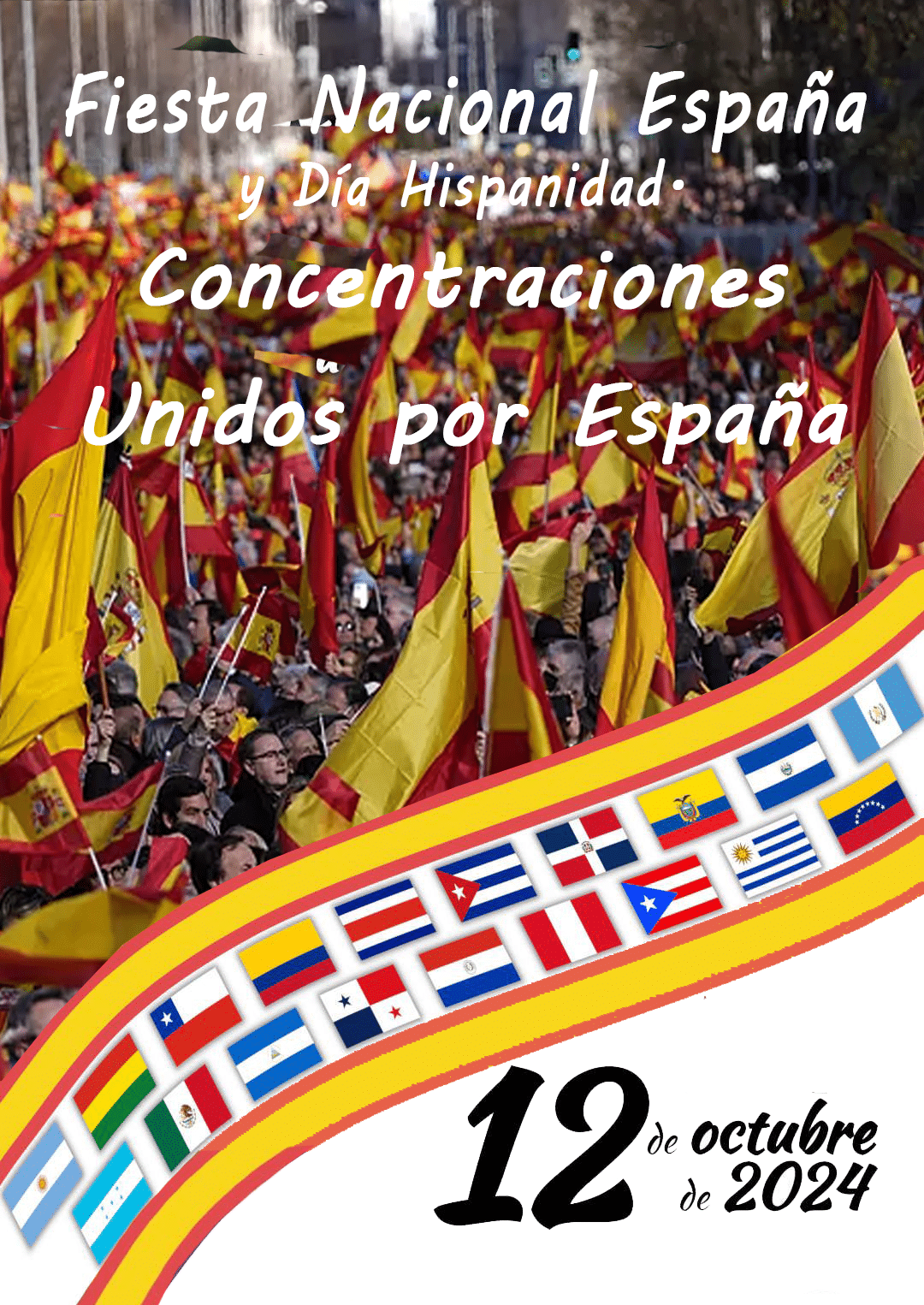 Fiesta nacional de España y Día de la Hispanidad 12 de octubre