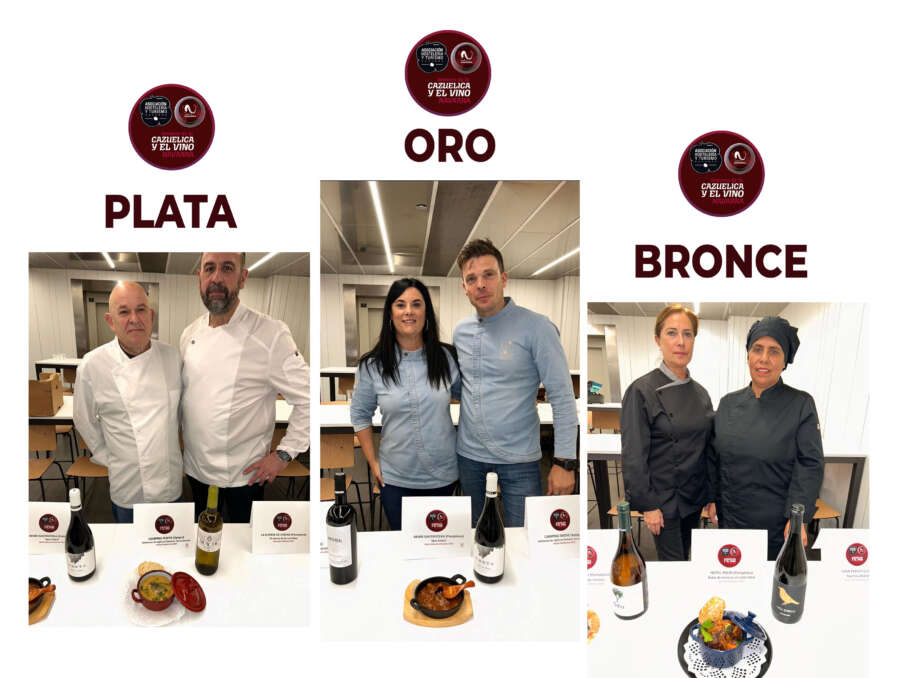 Ganadores de la 23 Semana de la Cazuelica y el vino D.O. Navarra