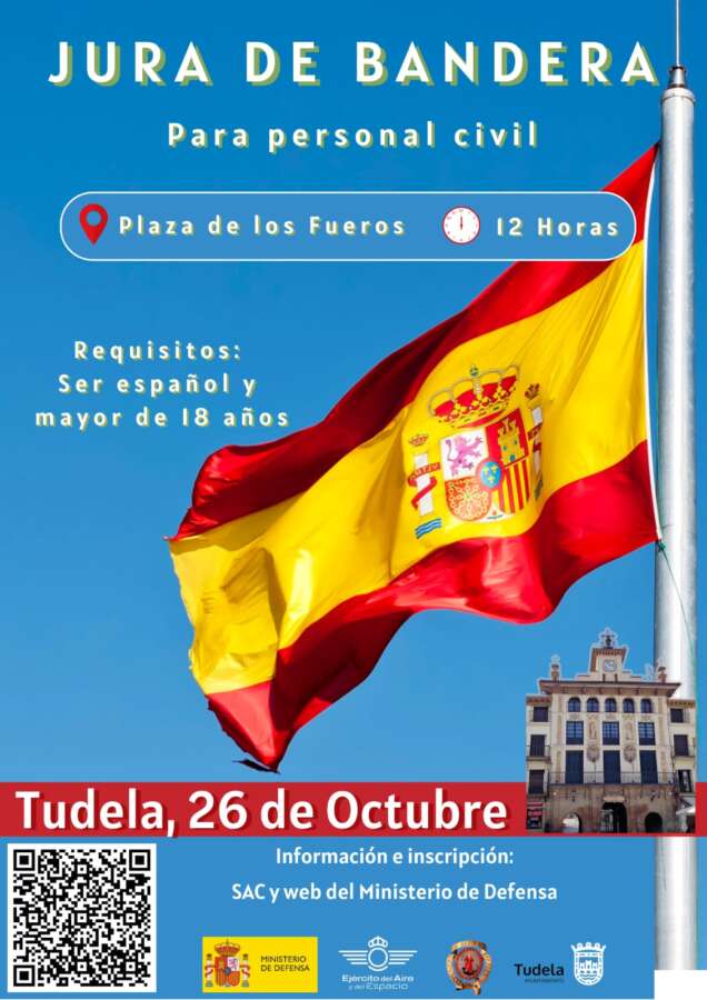 Jura de Bandera de Personal Civil Tudela 26 de Octubre