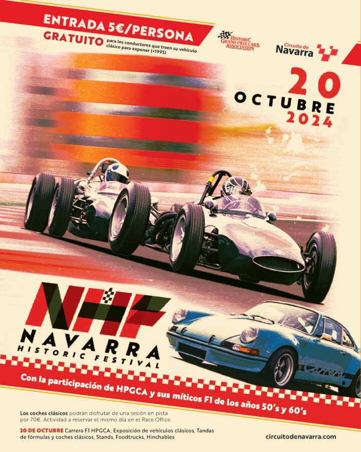 El nuevo Circuito de Navarra celebra el pasado en el Navarra Historic Festival