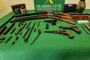 Desmantelada una trama de tráfico ilegal de armas en Jaén, Granada y Valencia