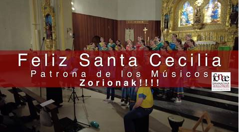 La Federación de Coros de Navarra celebra Santa Cecilia, Patrona de los músicos