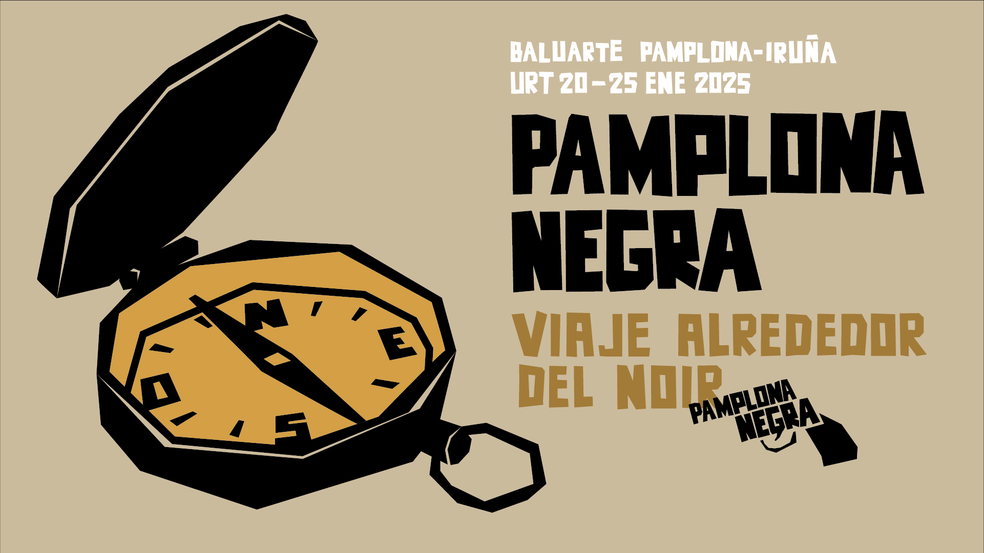 Pamplona Negra propone un ‘viaje alrededor del noir’ del 20 al 25 de enero de 2025