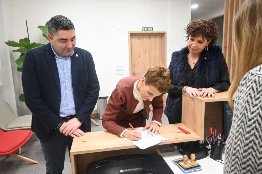 María Chivite presenta su candidatura a la Secretaría General del PSN-PSOE