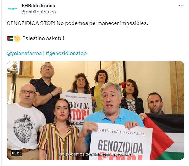 El TAN considera contrario a derecho el uso privativo de espacios del Ayuntamiento de Pamplona por parte de Asiron y Bildu