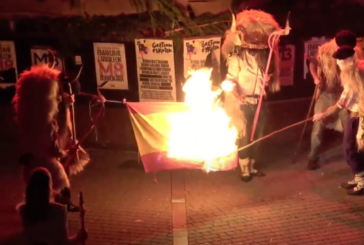 UPN presenta una denuncia en el Juzgado de Guardia por la quema de la bandera de España en Alsasua