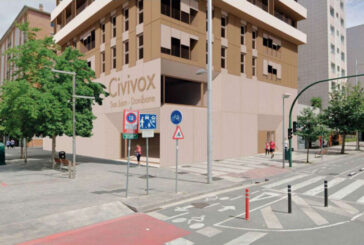 El antiguo edificio de Telefónica de la avenida Bayona se tranformará en residencial y Civivox