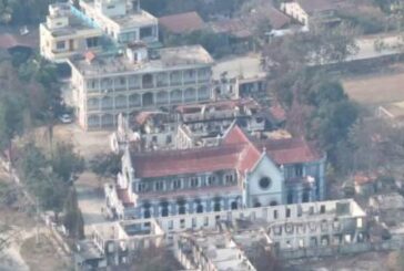 La catedral de Banmaw en Myanmar 