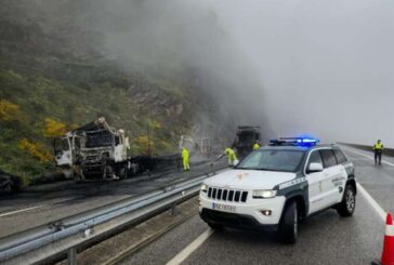 Herida grave tras una colisión entre una furgoneta, tres camiones y cuatro turismos en Navarra