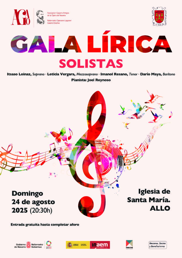 Gala Lírica de AGAO en Allo, Navarra