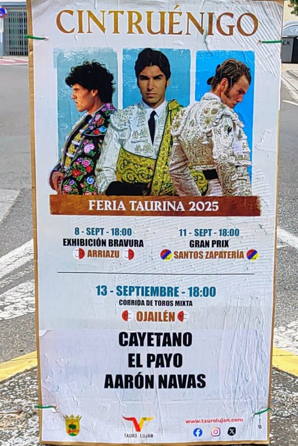 Este sábado 13, toros en Cintruénigo