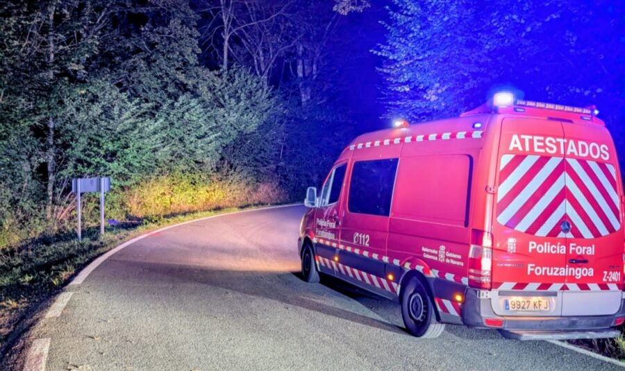 Fallece un motorista de 66 años tras sufrir una salida de vía en Baztan