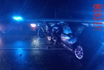 Herido grave tras colisionar tres vehículos en Izurdiaga, Navarra