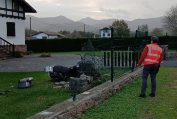 Muere un motorista de 51 años tras sufrir una caída en Urdax, Navarra